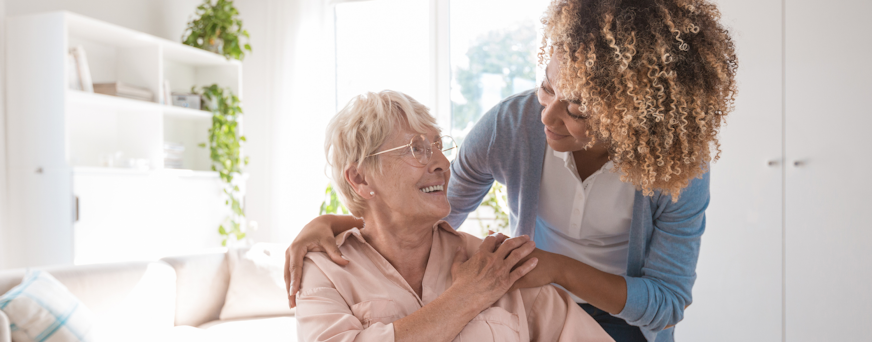 Life Assure Wheelchair Senior With Caregiver Hero